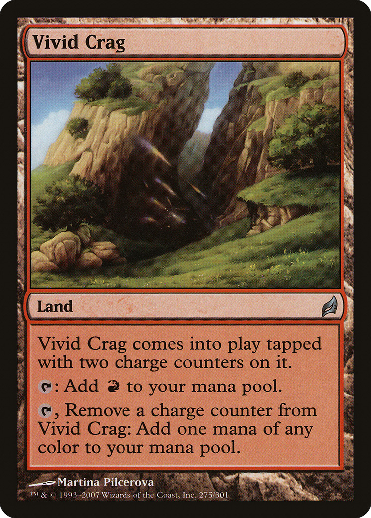 Image of Vivid Crag (LRW-275) - Lorwyn Foil