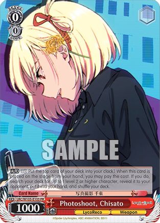 Image of Photoshoot, Chisato (LRC/W105-E103 PR) - Lycoris Recoil