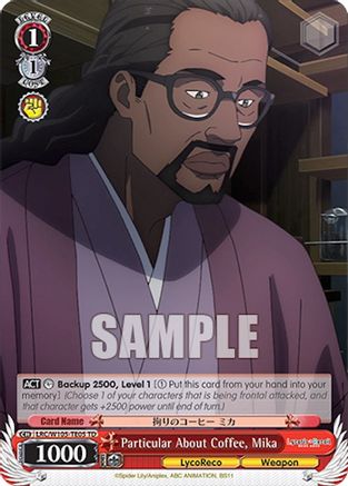 Image of Particular About Coffee, Mika (LRC/W105-TE05 TD) - Lycoris Recoil