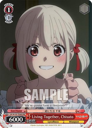 Image of Living Together, Chisato (RRR) (LRC/W105-TE06R RRR) - Lycoris Recoil