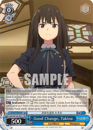 Image of Good Change, Takina (LRC/W105-TE11 TD) - Lycoris Recoil