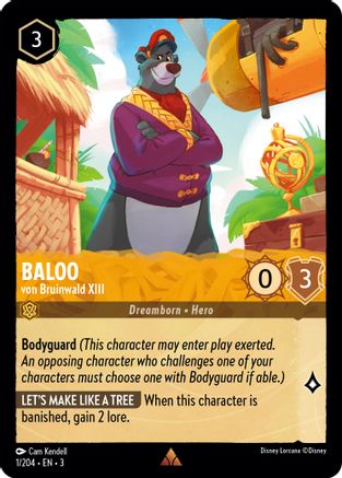 Image of Baloo - von Bruinwald XIII (1/204) - Into the Inklands Cold Foil