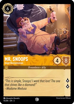 Image of Mr. Snoops - Inept Businessman (11/204) - Into the Inklands