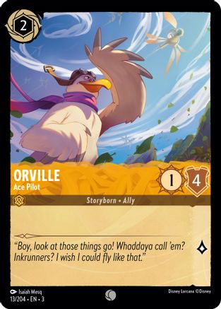 Image of Orville - Ace Pilot (13/204) - Into the Inklands Cold Foil