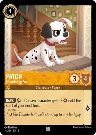 Image of Patch - Intimidating Pup (14/204) - Into the Inklands