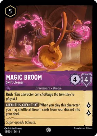 Image of Magic Broom - Swift Cleaner (45/204) - Into the Inklands
