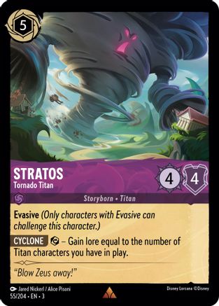 Image of Stratos - Tornado Titan (55/204) - Into the Inklands