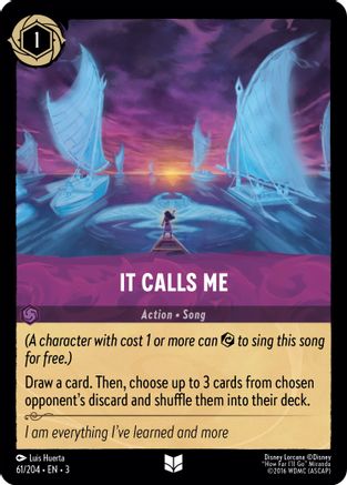 Image of It Calls Me (61/204) - Into the Inklands Cold Foil