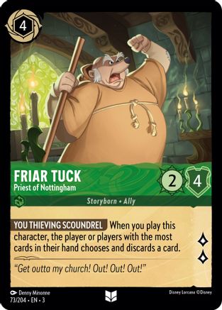 Image of Friar Tuck - Priest of Nottingham (73/204) - Into the Inklands