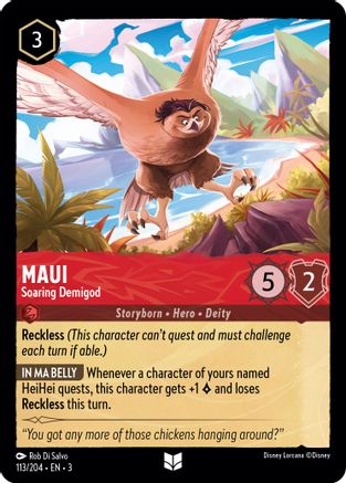 Image of Maui - Soaring Demigod (113/204) - Into the Inklands
