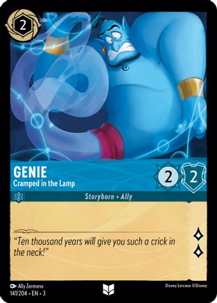 Image of Genie - Cramped in the Lamp (141/204) - Into the Inklands Cold Foil