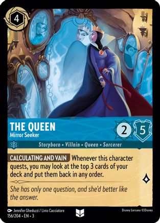 Image of The Queen - Mirror Seeker (156/204) - Into the Inklands
