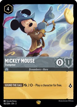 Image of Mickey Mouse - Trumpeter (182/204) - Into the Inklands