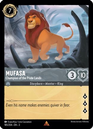 Image of Mufasa - Champion of the Pride Lands (185/204) - Into the Inklands