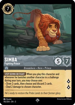 Image of Simba - Fighting Prince (192/204) - Into the Inklands