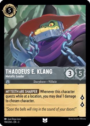 Image of Thaddeus E. Klang - Metallic Leader (194/204) - Into the Inklands