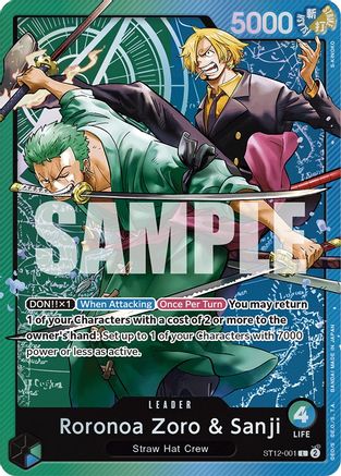 Image of Roronoa Zoro & Sanji (ST12-001) - Starter Deck 12: Zoro and Sanji Foil