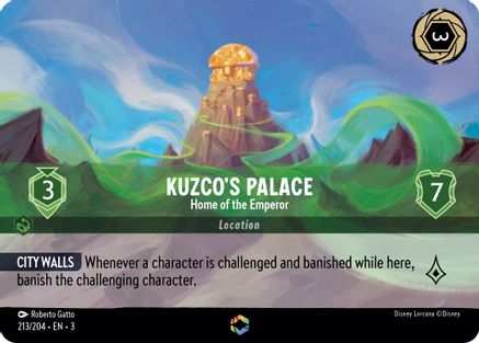 Image of Kuzco's Palace - Home of the Emperor (Enchanted) (213/204) - Into the Inklands Holofoil