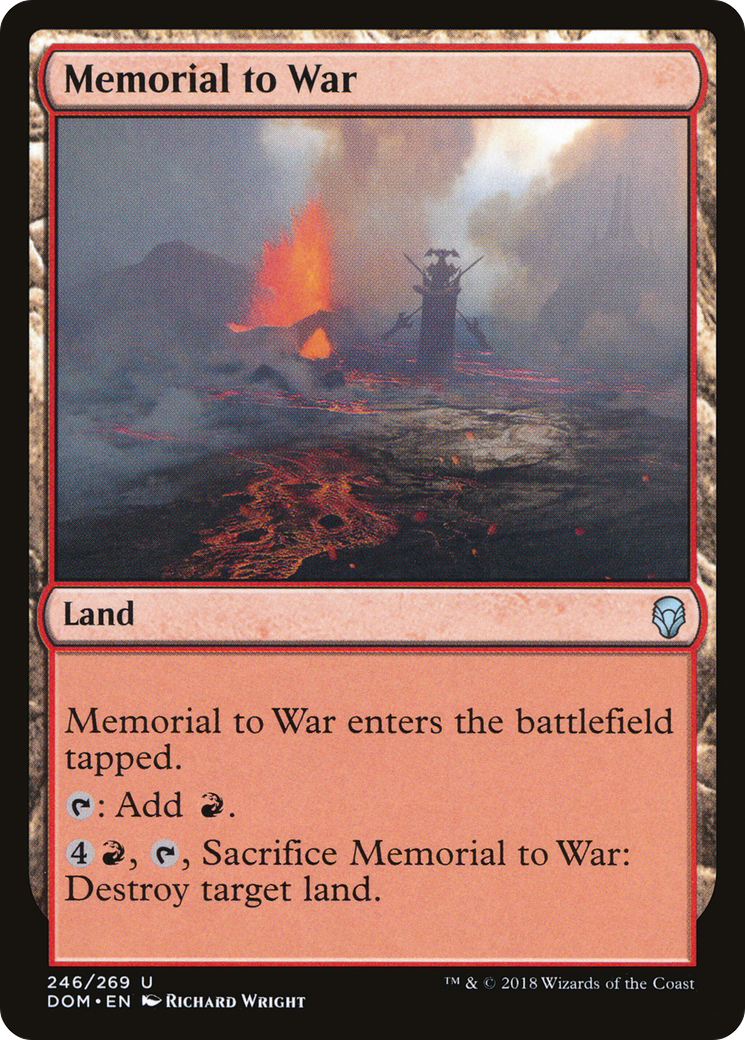 Image of Memorial to War (DOM-246) - Dominaria