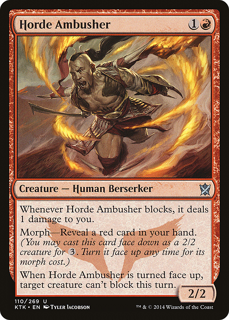 Image of Horde Ambusher (KTK-110) - Khans of Tarkir