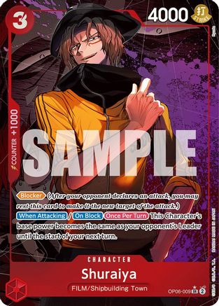 Image of Shuraiya (Alternate Art) (OP06-009) - Wings of the Captain Foil