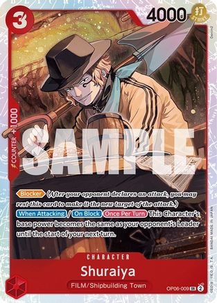Image of Shuraiya (OP06-009) - Wings of the Captain Foil