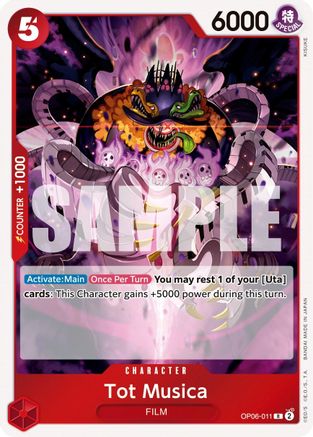 Image of Tot Musica (OP06-011) - Wings of the Captain Foil