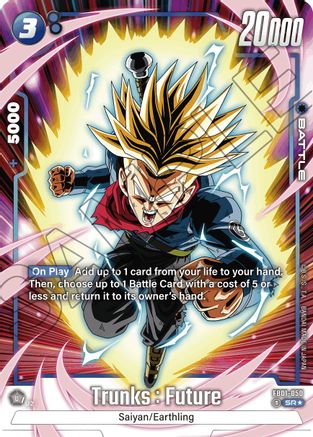 Image of Trunks : Future - FB01-050 (Alternate Art) (FB01-050) - Awakened Pulse Holofoil