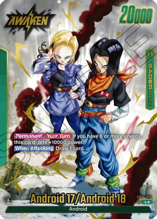 Image of Android 17 - FB01-070 (Alternate Art) (FB01-070) - Awakened Pulse Holofoil