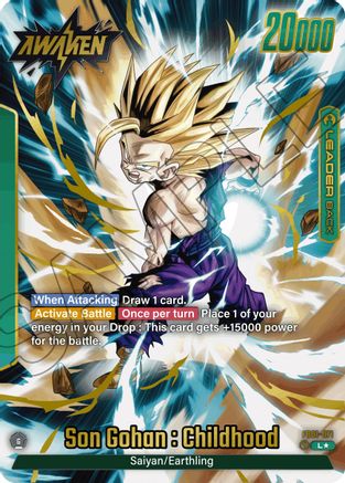 Image of Son Gohan : Childhood - FB01-071 (Alternate Art) (FB01-071) - Awakened Pulse Holofoil