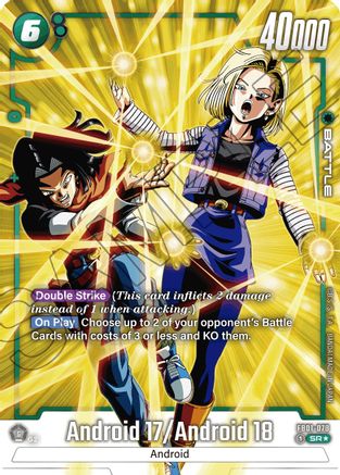 Image of Android 17 / Android 18 (Alternate Art) (FB01-078) - Awakened Pulse Holofoil