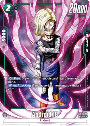 Image of Android 18 - FB01-079 (Alternate Art) (FB01-079) - Awakened Pulse Holofoil