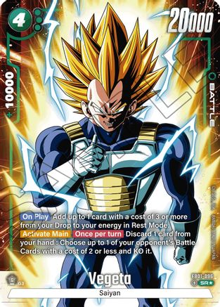 Image of Vegeta - FB01-096 (Alternate Art) (FB01-096) - Awakened Pulse Holofoil