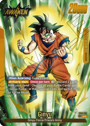 Image of Ginyu - FB01-104 (Alternate Art) (FB01-104) - Awakened Pulse Holofoil