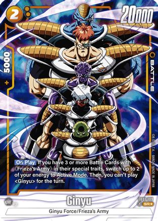 Image of Ginyu - FB01-109 (Alternate Art) (FB01-109) - Awakened Pulse Holofoil