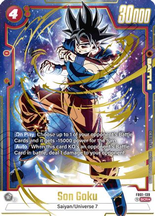 Image of Son Goku - FB01-139 (Alternate Art) (FB01-139) - Awakened Pulse Holofoil