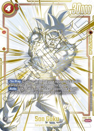 Image of Son Goku - FB01-139 (Super Alternate Art) (FB01-139) - Awakened Pulse Holofoil