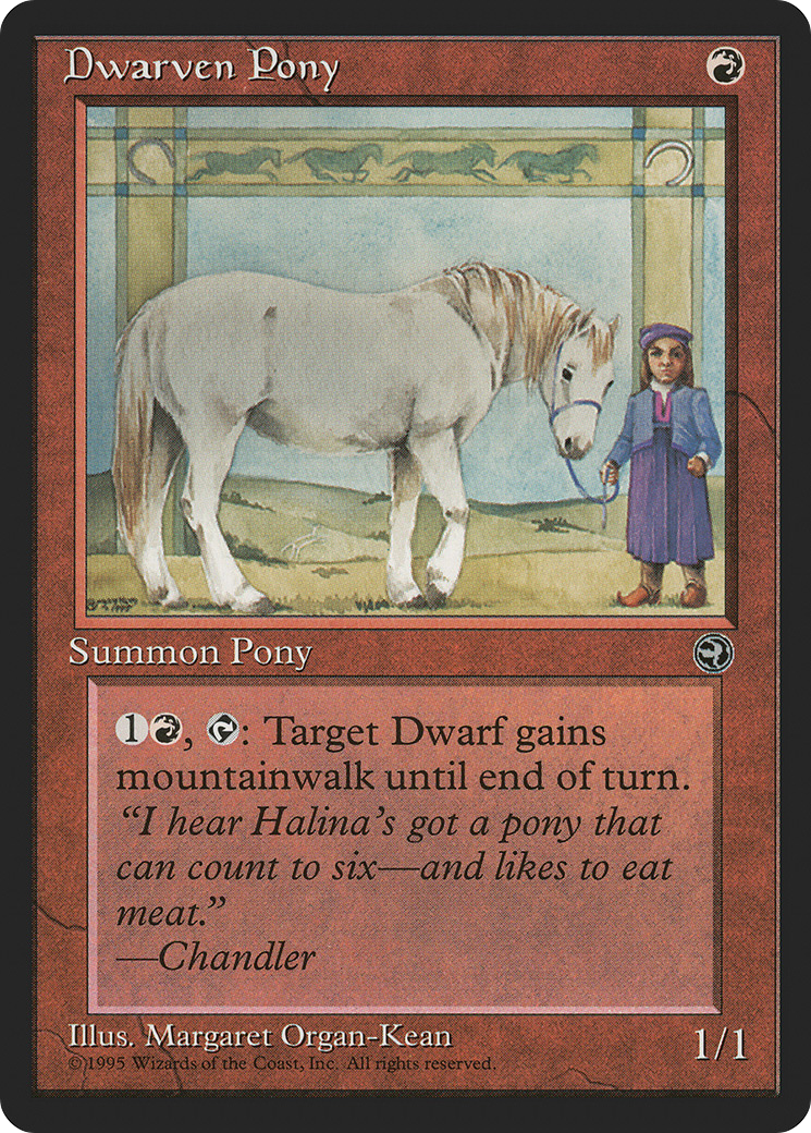 Image of Dwarven Pony (HML-) - Homelands