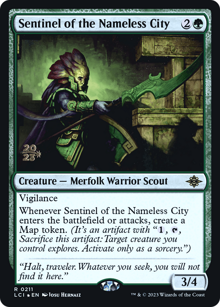 Image of Sentinel of the Nameless City (PRE-211) - The Lost Caverns of Ixalan Promos Foil