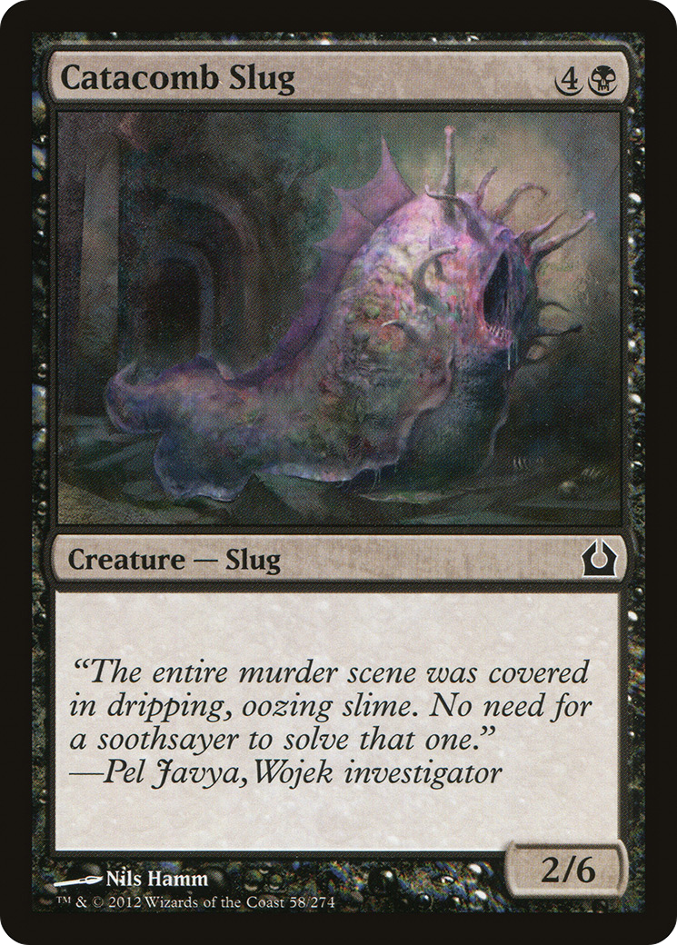 Image of Catacomb Slug (RTR-058) - Return to Ravnica Foil