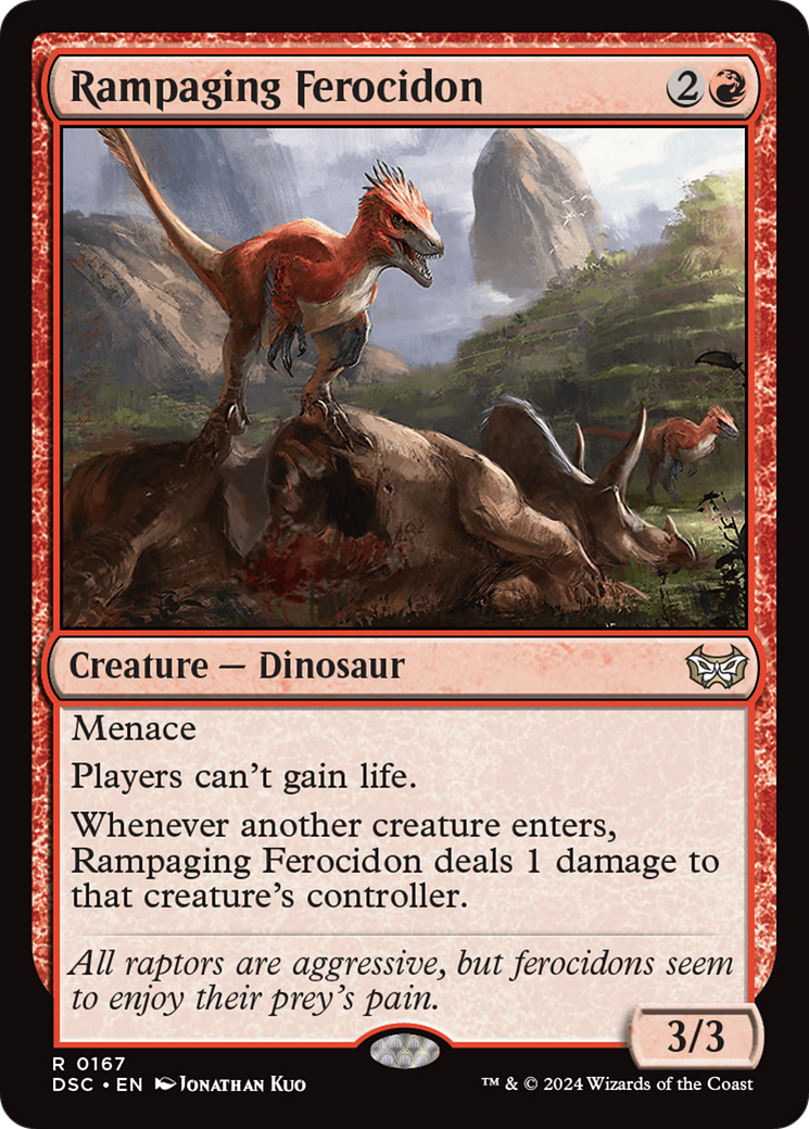 Image of Rampaging Ferocidon (DSC-167) - Duskmourn: House of Horror Commander