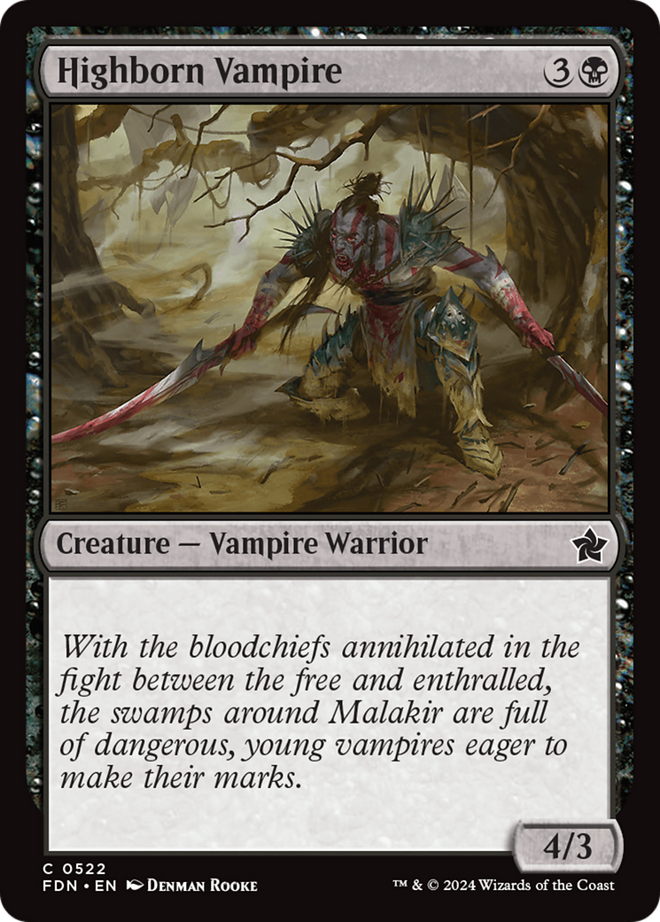 Image of Highborn Vampire (FDN-522) - Foundations