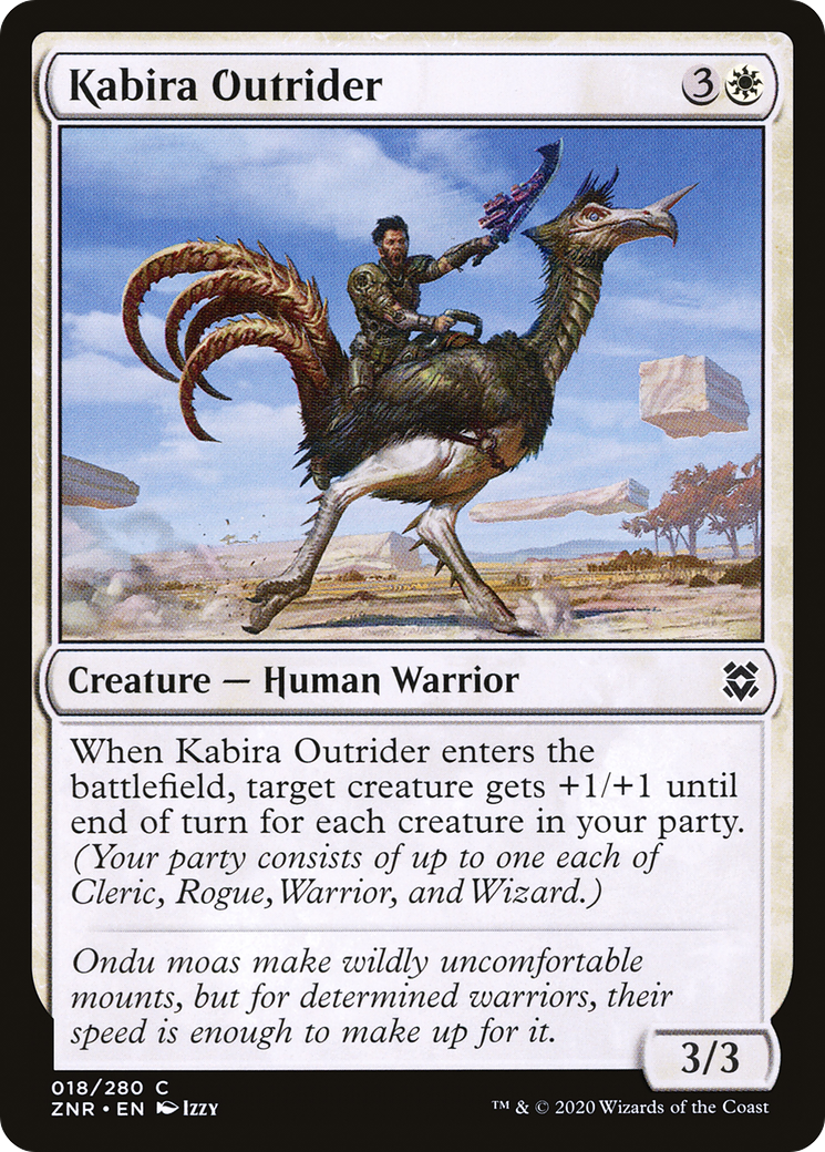 Image of Kabira Outrider (ZNR-018) - Zendikar Rising Foil