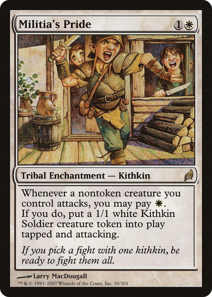Image of Militia's Pride (LRW-030) - Lorwyn Foil