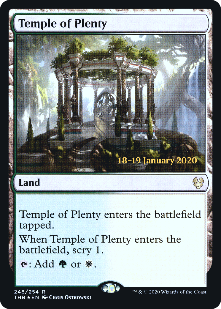 Image of Temple of Plenty (PRE-248) - Theros Beyond Death Promos Foil