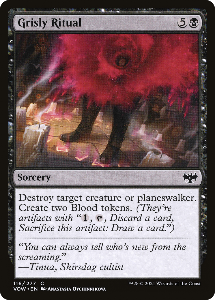 Image of Grisly Ritual (VOW-116) - Innistrad: Crimson Vow