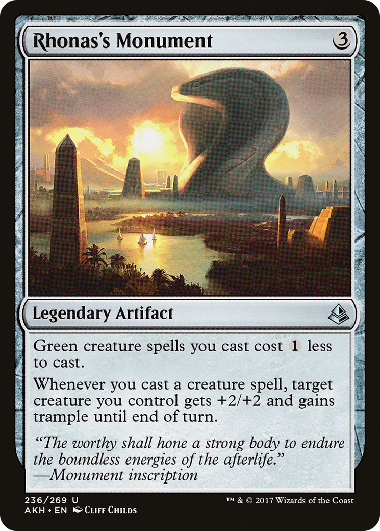 Image of Rhonas's Monument (AKH-236) - Amonkhet Foil