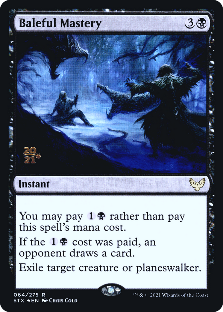 Image of Baleful Mastery (PRE-064) - Strixhaven: School of Mages Promos Foil