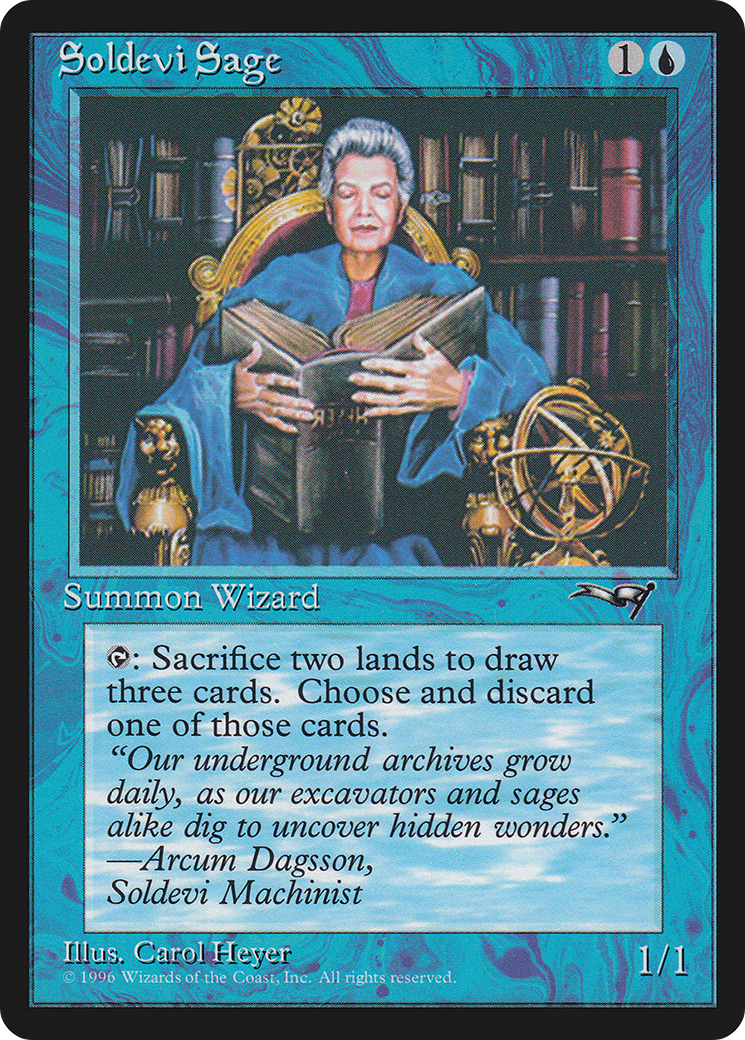 Image of Soldevi Sage (Old Woman) (ALL-052) - Alliances