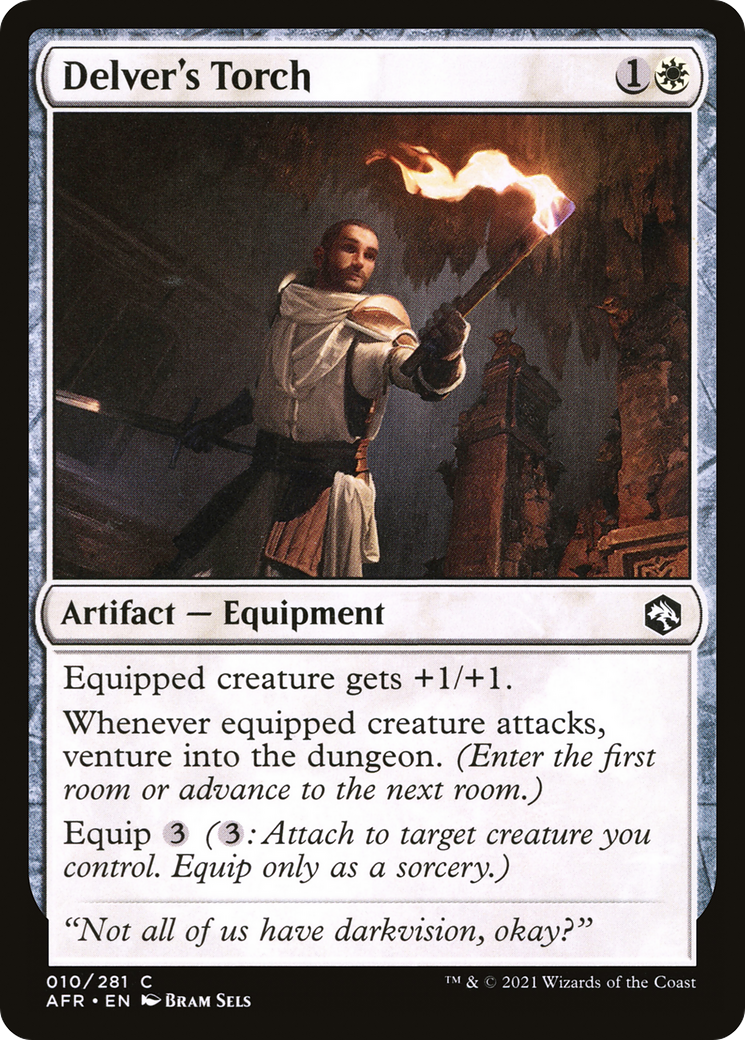Image of Delver's Torch (AFR-010) - Adventures in the Forgotten Realms Foil
